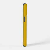 Mosterdgeel Effen Kleur iPhone 15 Case (Rechterkant)