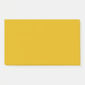 Mosterdgeel Effen Kleur Post-it® Notes (Voorkant)