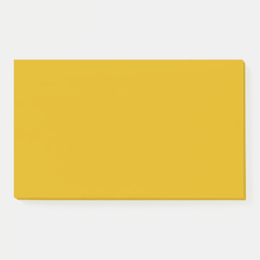 Mosterdgeel Effen Kleur Post-it® Notes (Voorkant)