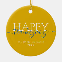 Mosterdgeel Fijne thanksgiving