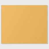 Mosterdgeel inpakpapierrol cadeaupapier (Vlak)