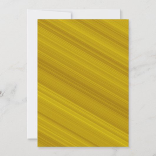 Mosterdgeel met Gold- en Gradukafkappartij Kaart (Achterkant)