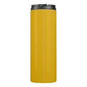 Mosterdgeel Thermosbeker (Achterkant)