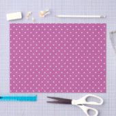 Mosterdgeel witte stippen patroon Tissue P Tissuepapier (Craft)
