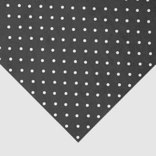 Mosterdgeel witte stippen patroon Tissue P Tissuepapier (Detail)