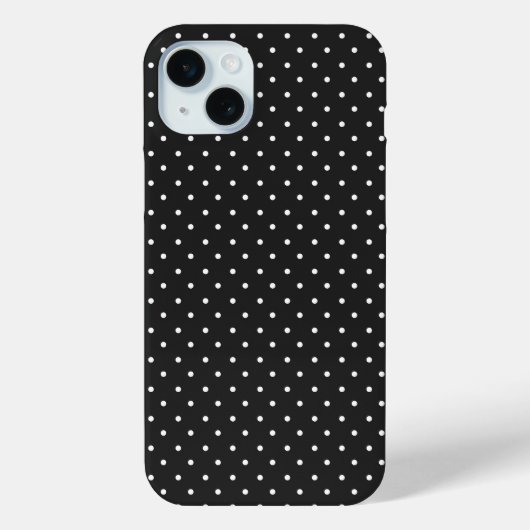 Mosterdgeel witte stippenpatroon Onderzetter Case-Mate iPhone Case (Achterkant)