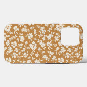 Mosterdgele Boho Bloem Case-Mate iPhone Case (Achterkant (horizontaal))