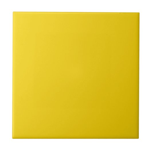Mosterdgele, donkergele kleur, vaste achtergrond tegeltje (Voorkant)