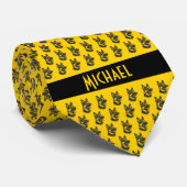 mosterdgele duitse herder stropdas (Opgerold)