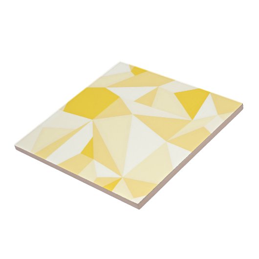 mosterdgele eleganttij tegeltje (Zijkant)