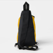 mosterdgeometrisch sling bag (Achterkant)