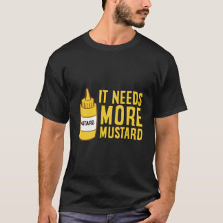 Mosterdknijpfles Het heeft meer mosterd Yello nodi T-shirt