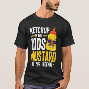 Mosterdliefhebber Ketchup voor Kinderen Mosterd vo T-shirt