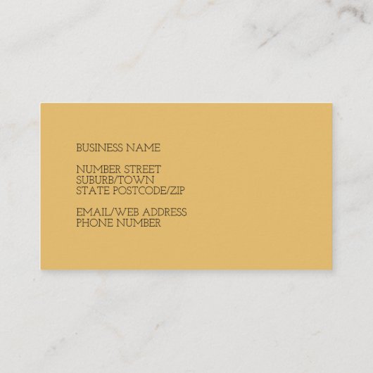 Mosterdventielontwerp Visitekaartje (Achterkant)