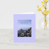 Mosterdzaad Geloof Blank Groet Kaart (Gele Bloem)