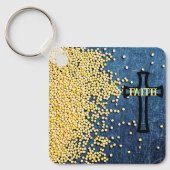 mosterdzaad sleutelhanger (Voorkant)