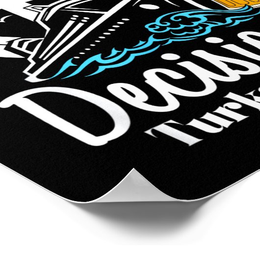 Mostly Bad Decisions Turks Caicos Spring Break Poster (Hoek)