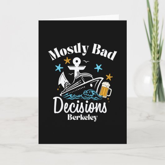 Mostly D Decisions Berkeley Spring Break  Kaart (Voorkant)