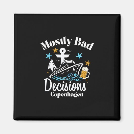 Mostly D Decisions Copenhagen Spring Break  Magneet (Voorkant)