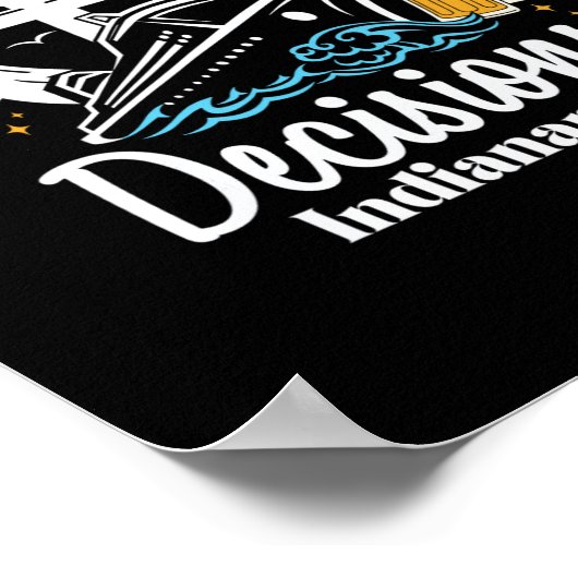 Mostly D Decisions Indianapolis Spring Break Poster (Hoek)