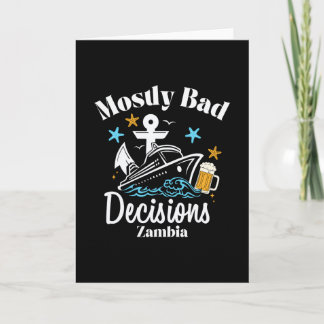 Mostly D Decisions Zambia Spring Break  Kaart