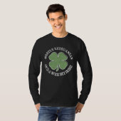 Mostly Lithuanian St Patricks Day Lithuanian Irish T-shirt (Voorkant volledig)