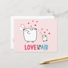Mostropi│Love is in the air Briefkaart