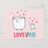 Mostropi│Love is in the air Briefkaart (Voorkant)