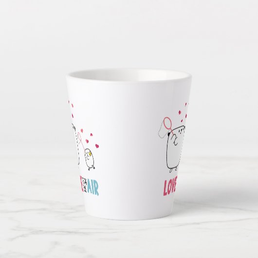 Mostropi│Love is in the air Latte Mok (Voorkant)