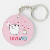 Mostropi│Love is inteh air Sleutelhanger (Achterkant)