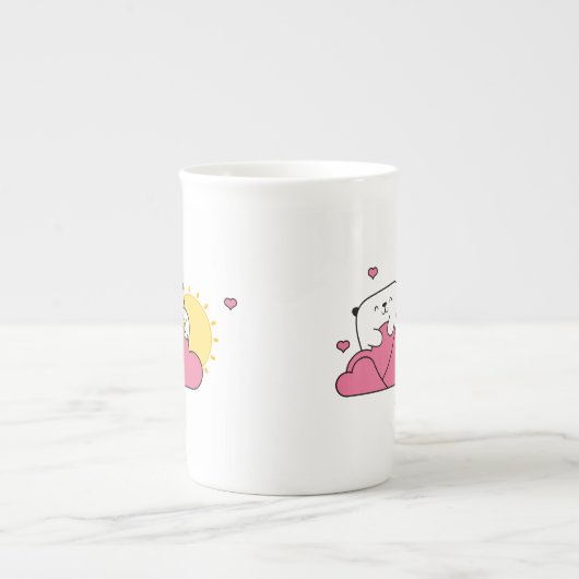 Mostropi│Opi y Kipi Valentin Porselein Kop (Voorkant)