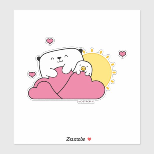 Mostropi│Opi y Kipi Valentín Sticker (Vel)