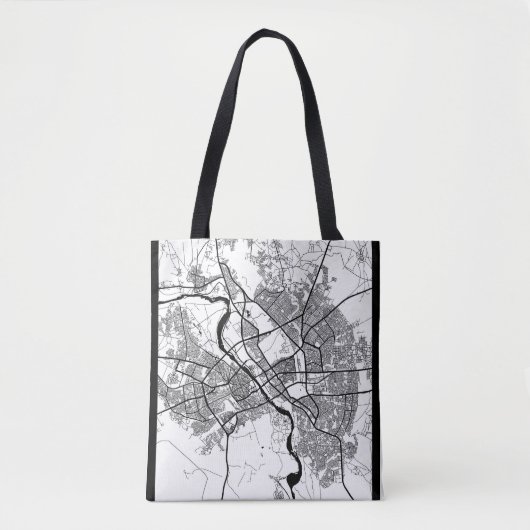 Mosul Irak Stad Kaart Tote Bag (Voorkant)