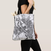 Mosul Irak Stad Kaart Tote Bag (Dichtbij)