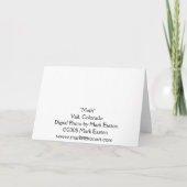 Mot, de Lege Kaart van de Nota door Teken Easton (Achterkant)