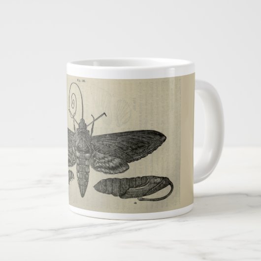  mot metamorfose print grote koffiekop (Voorkant rechts)