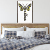 Mot van het Laatste Licht Canvas Afdruk (Insitu (Slaapkamer))