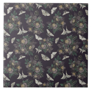 mot vlinder patroon tegeltje