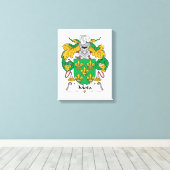 Mota Family Crest Canvas Afdruk (Insitu (Houten vloer))