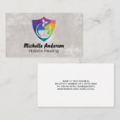 Motar Pestle Medicine Logo | Holistic Healing Logo Visitekaartje (Voorkant / Achterkant)