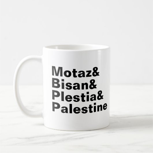 Motaz & Bisan & Plestia & Palestina - vrije pers Koffiemok (Links)