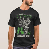 MOTCROSS KICK HET GEEFT HET UIT T-SHIRT (Voorkant)