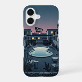 Motel at Dusk iPhone 16 Hoesje (Achterkant)