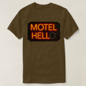 Motel Hell Neon Sign T-shirt (Design voorkant)