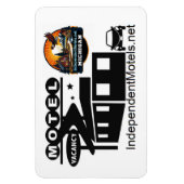 Motel List Koelkastmagneet Magneet (Verticaal)