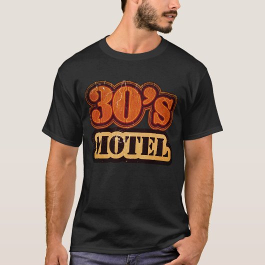Motel van de Vintage 30 - T-Shirt (Voorkant)