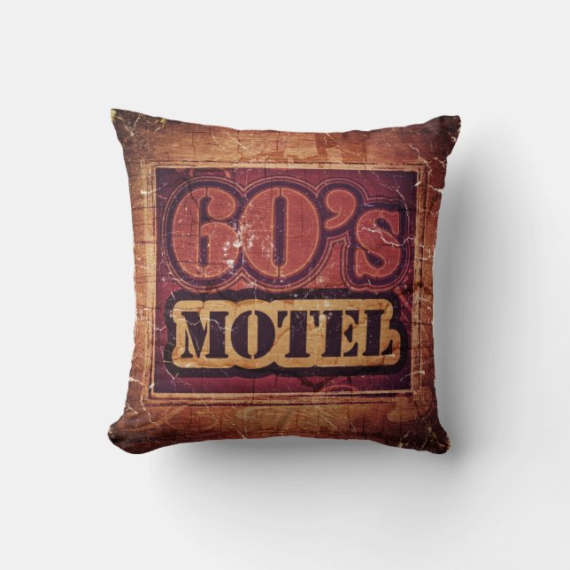 Motel van Vintage 60 - Pillow Kussen (Voorkant)