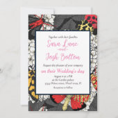 Moten op witte hydrangea kaart (Voorkant)