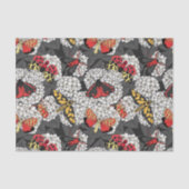 Moten op witte hydrangea tissuepapier (Voorkant)