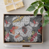 Moten op witte hydrangea tissuepapier (Geschenk)